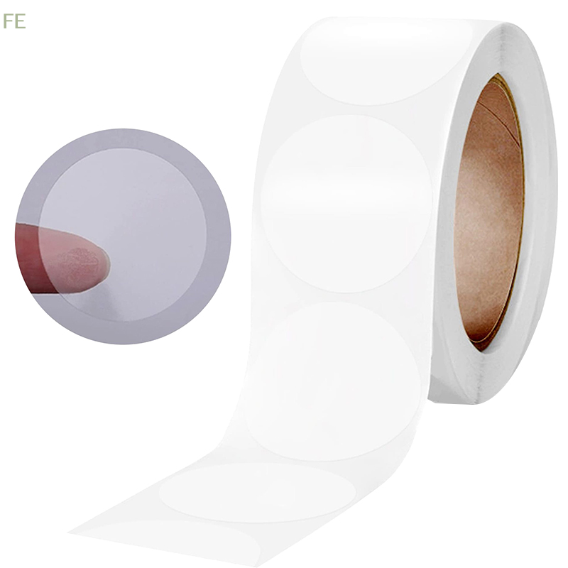 Sticker Label Roll - [F] 500개/롤 원형 투명 스티커 캔디