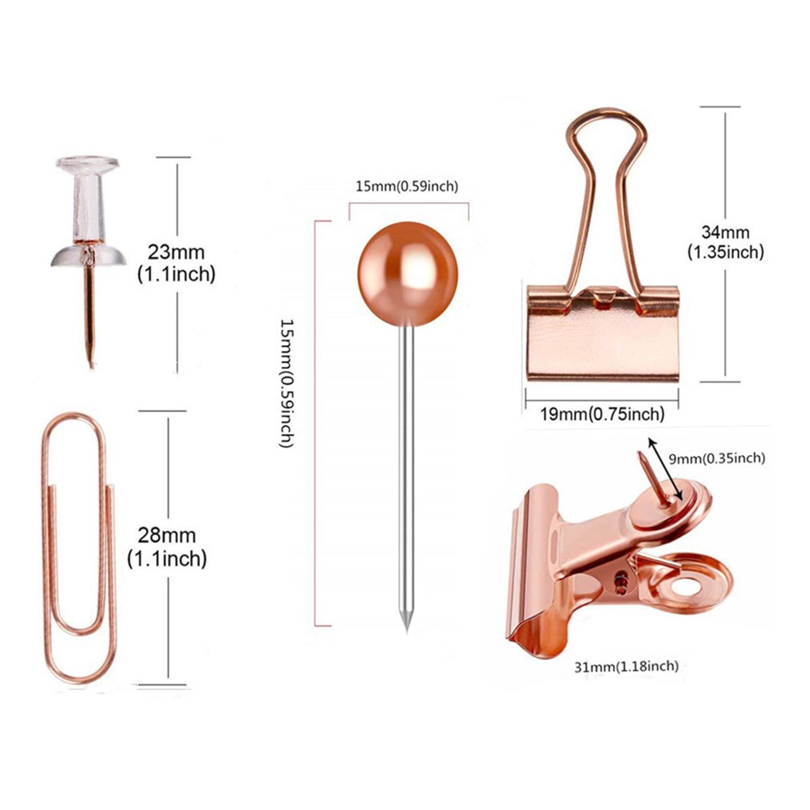 Binder Clip Assorted - 다양한 크기의 금속 클립과 바인더 클립,