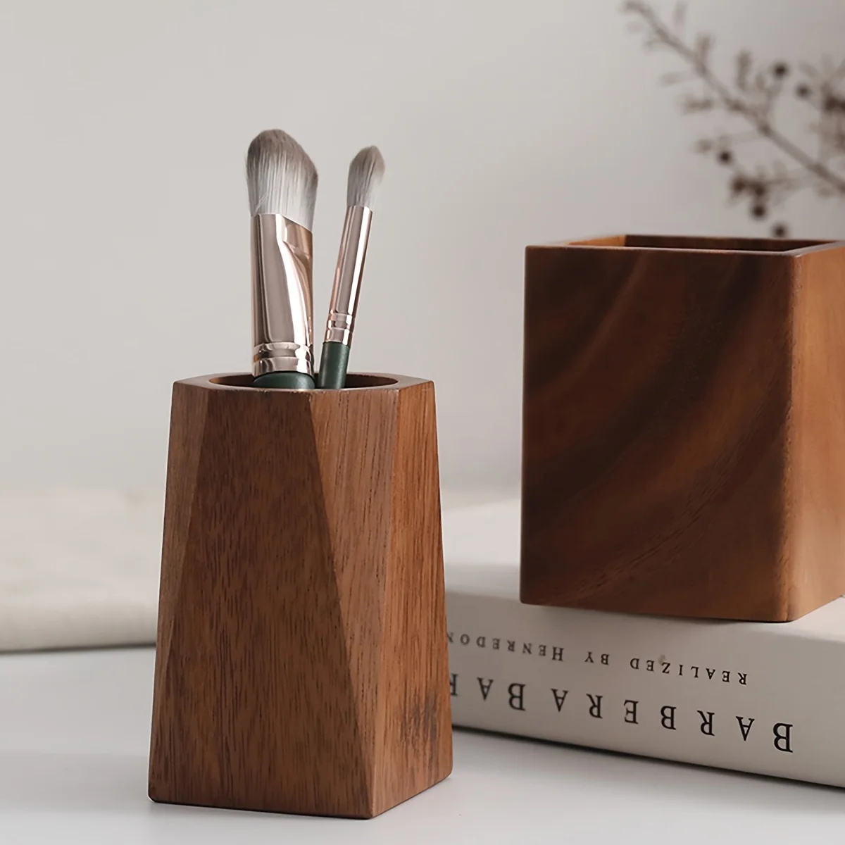 나무 펜꽂이, 다채로운 색상의 연필통으로, 복고풍 데스 - Stationery Office Supply Store 리뷰 및 가격