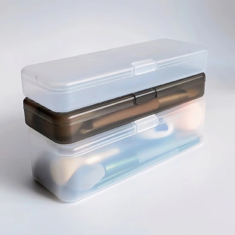 1PC 투명 플라스틱 화장품 보관 상자 메이크업 브러쉬 - Stationery Supplier 리뷰 및 가격