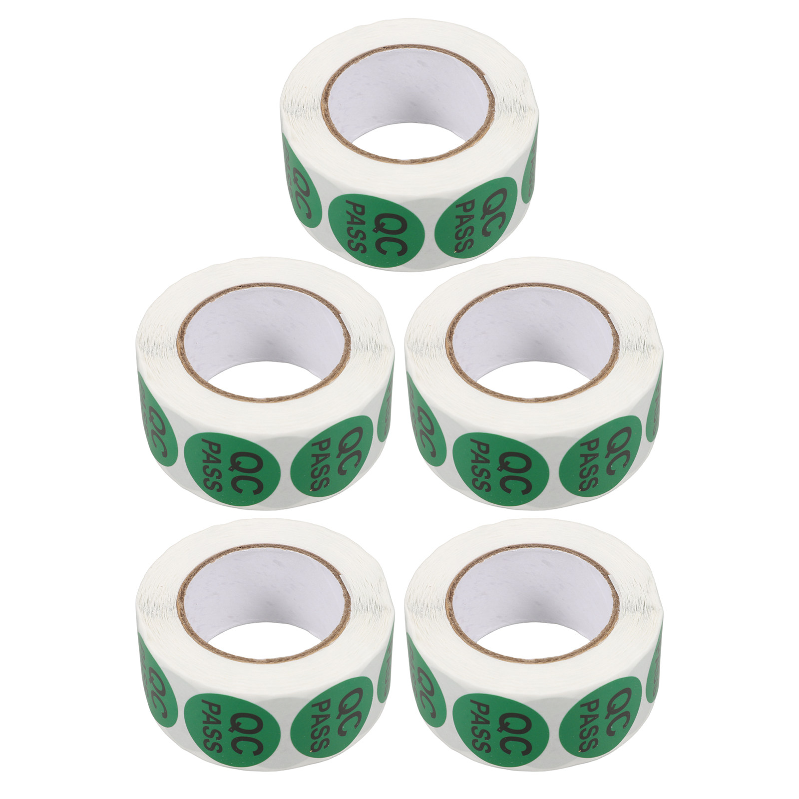5개들이 원형 품질 관리 라벨 – 생산 검사 및 재고  - Sticker Label Roll 리뷰 및 가격
