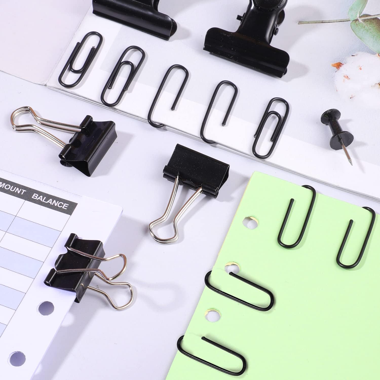 바인더 종이 클립 지도 압정 세트, 푸시 핀 세트, 코 - Binder Clip Assorted 리뷰 및 가격