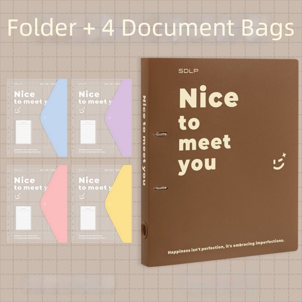실용적인 PP 루즈리프 파일백 세트, 분리 가능한 대용 - Binder Clip Assorted 리뷰 및 가격
